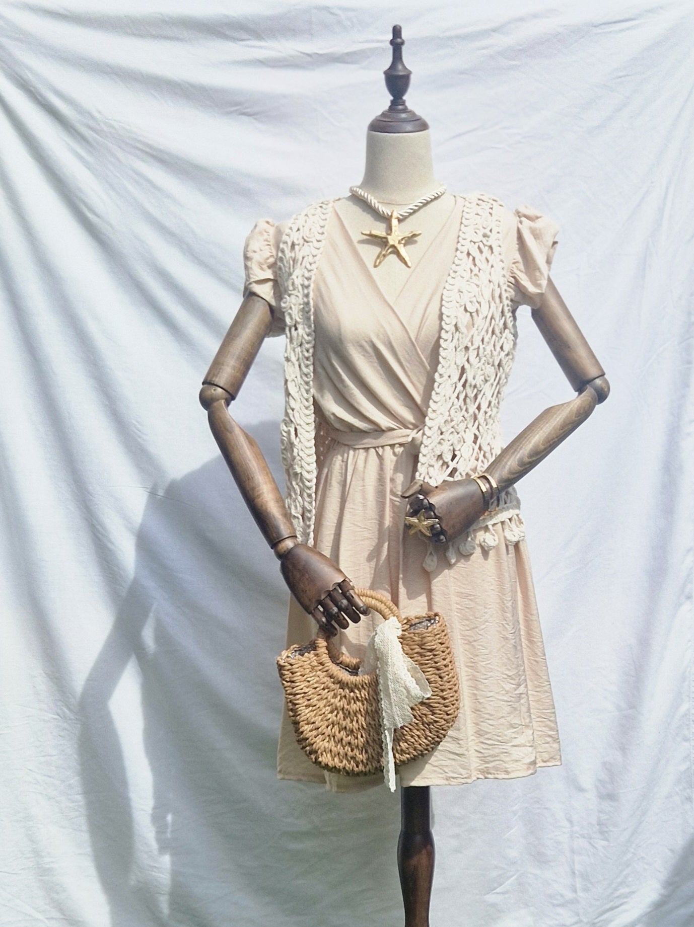 Vestido Solea Beige