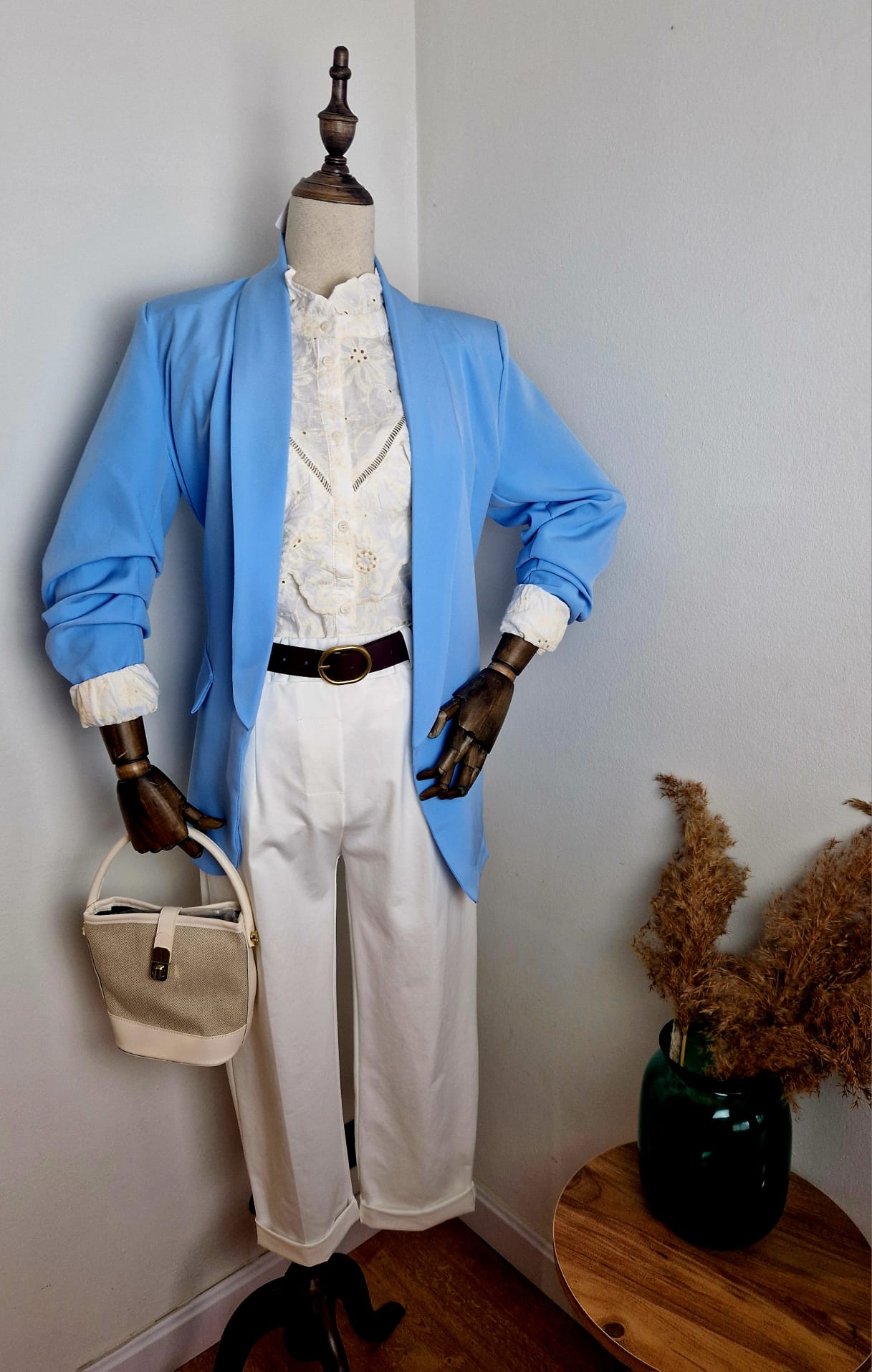 Blazer Milano Celeste