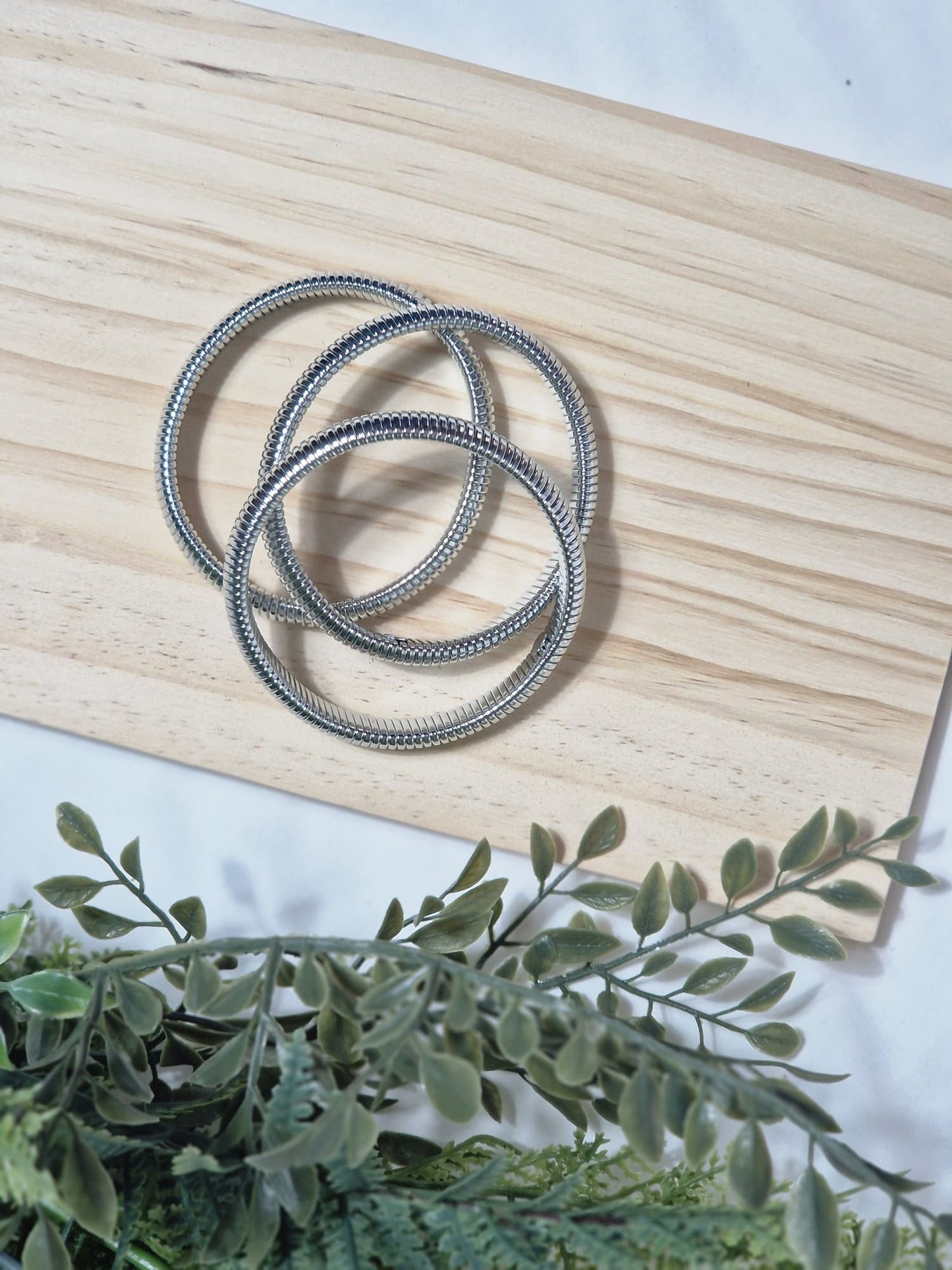 Pulsera Serpiente Plateada