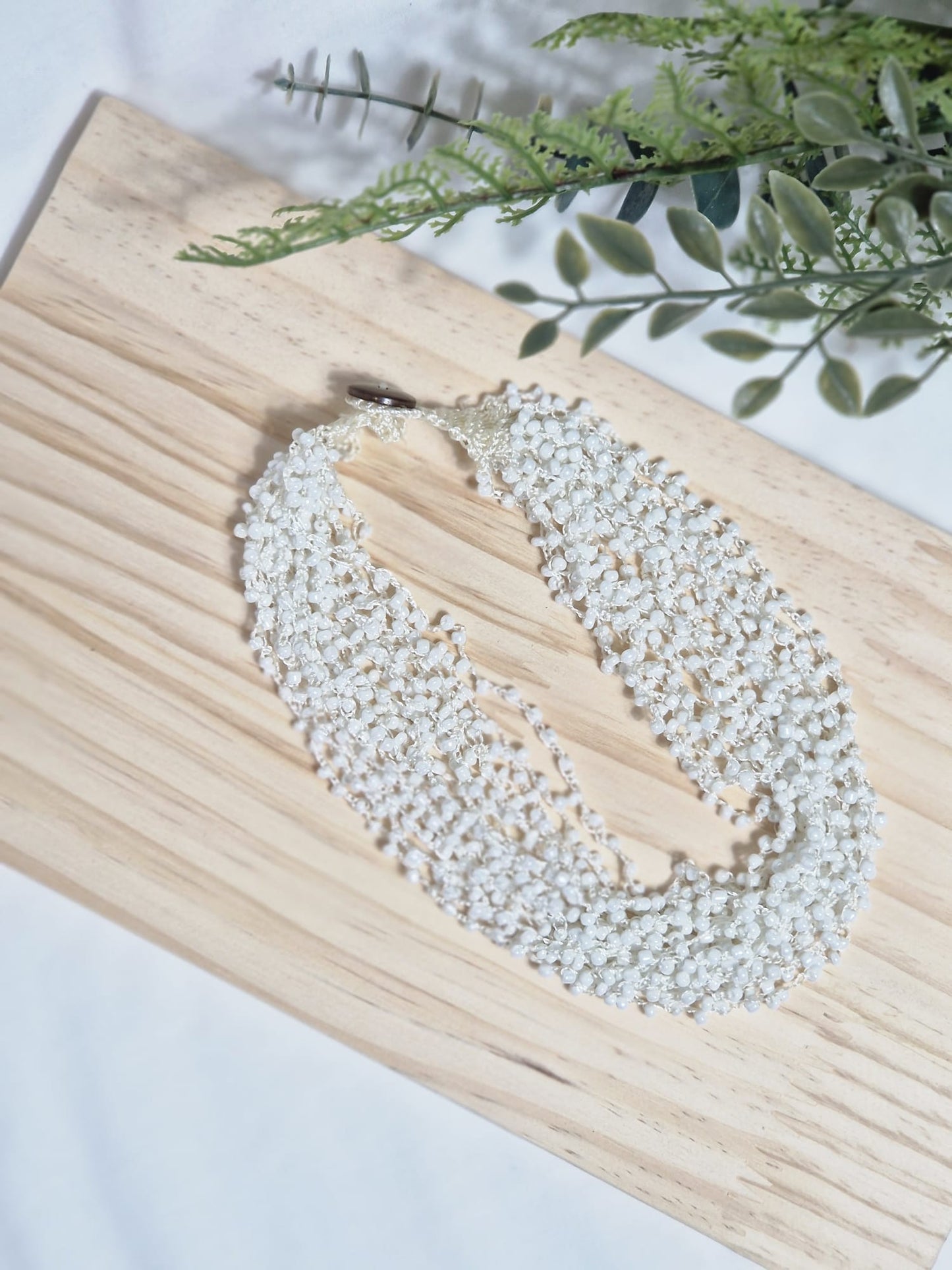 Collar Boho Blanco