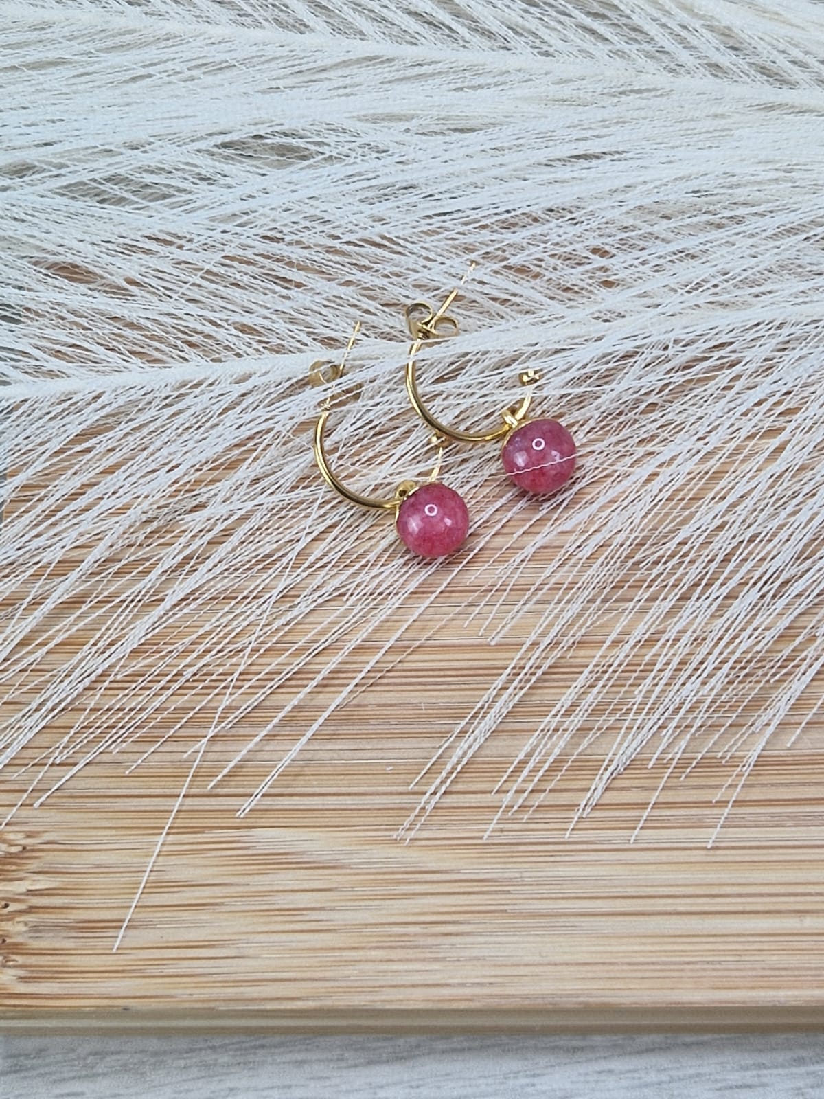 Pendientes Rosa Serena
