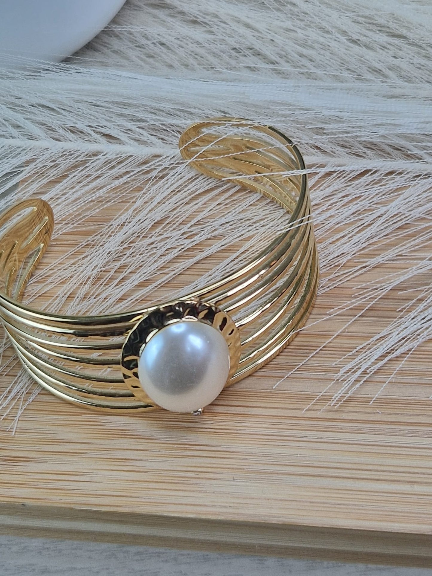 Brazalete Luna Perlada