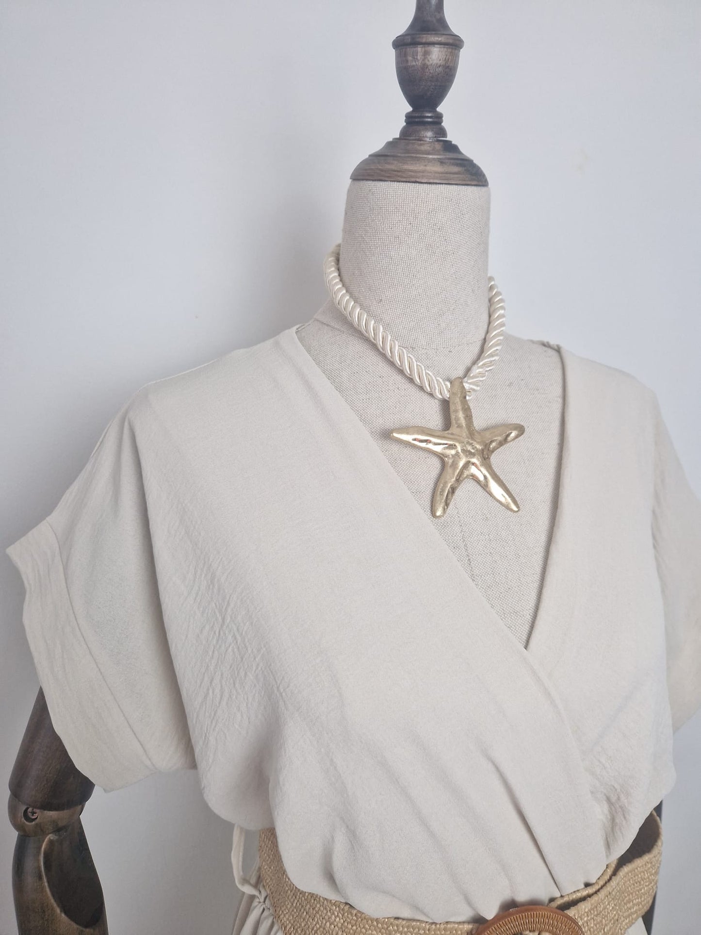 Vestido Olivia Beige