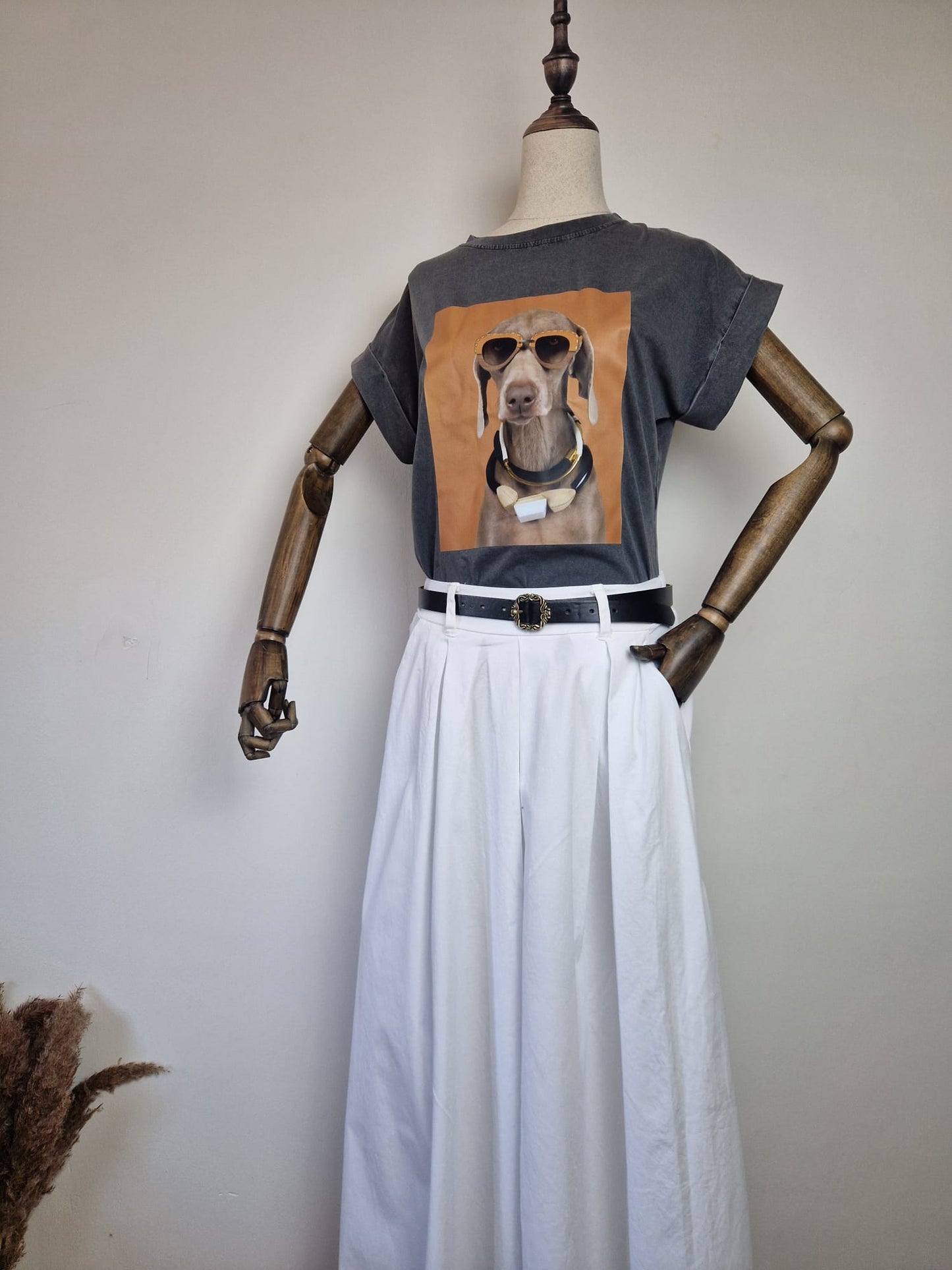 Pantalón Plazzo Blanco