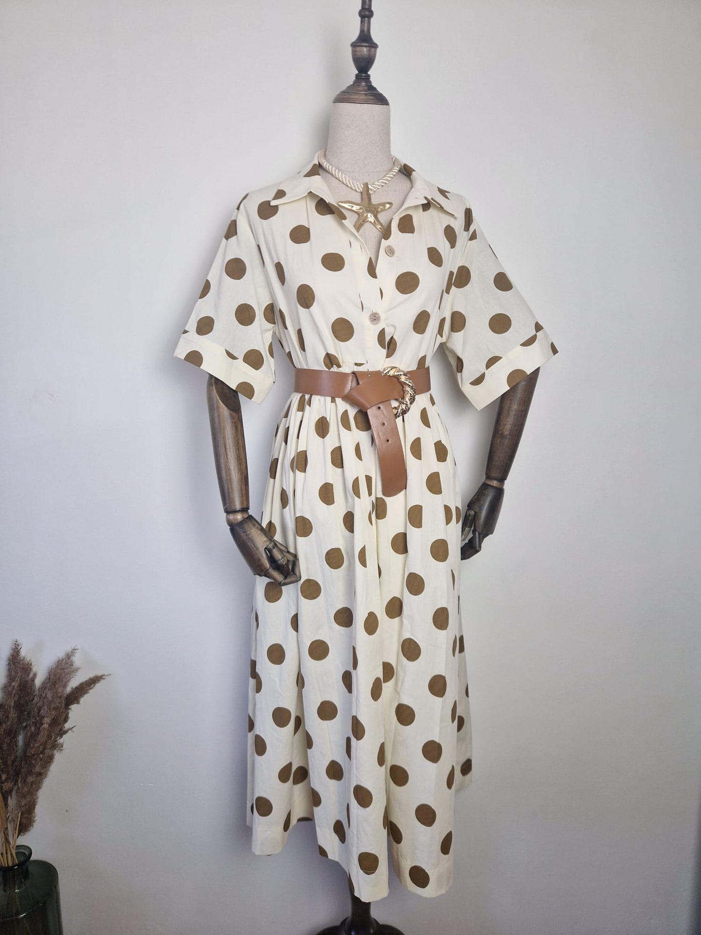 Vestido Prety Camel