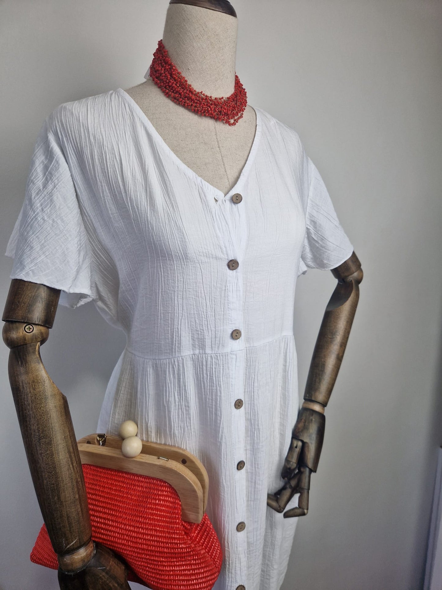 Vestido Bambula Blanco