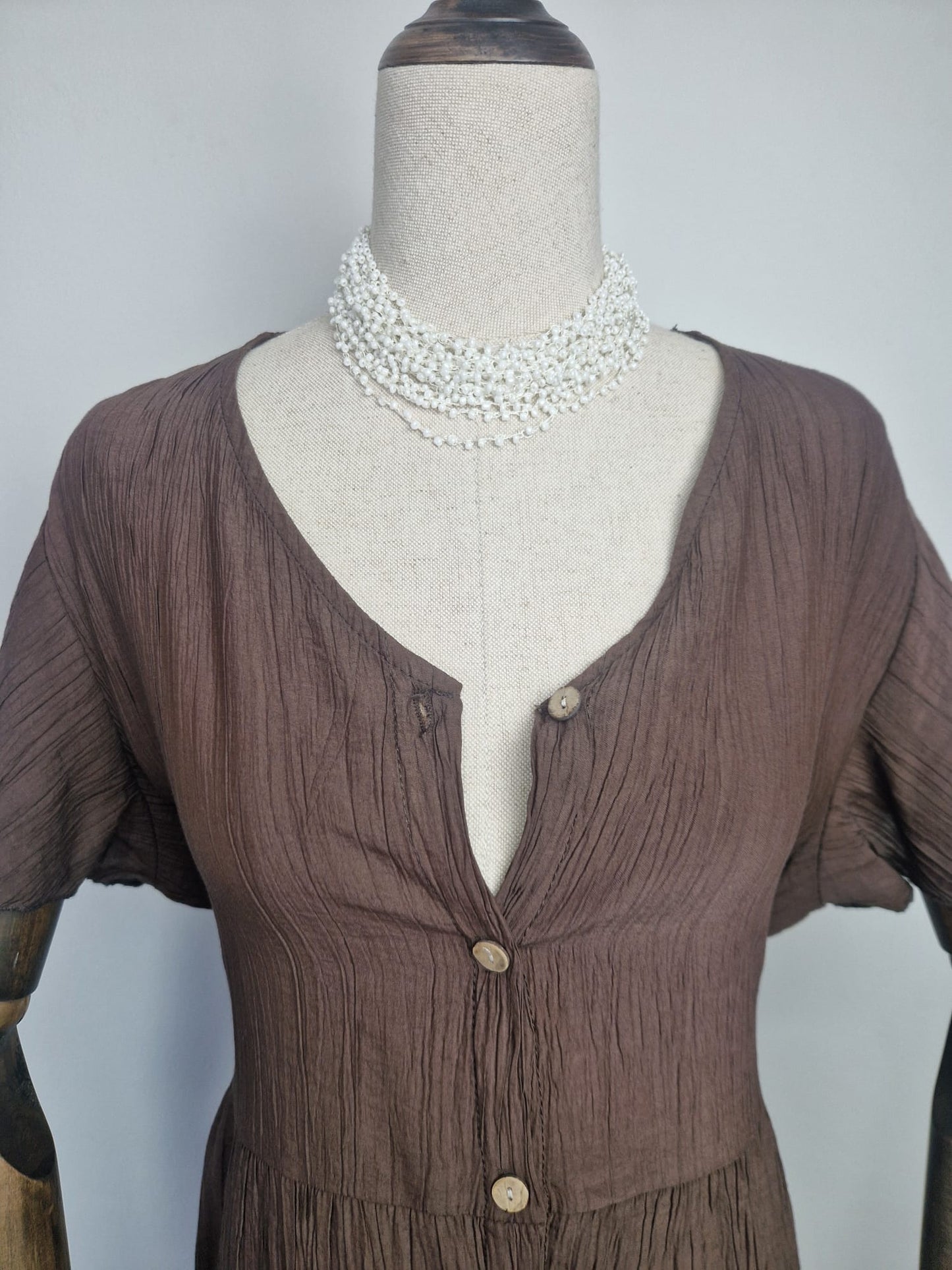 Vestido Bambula Chocolate