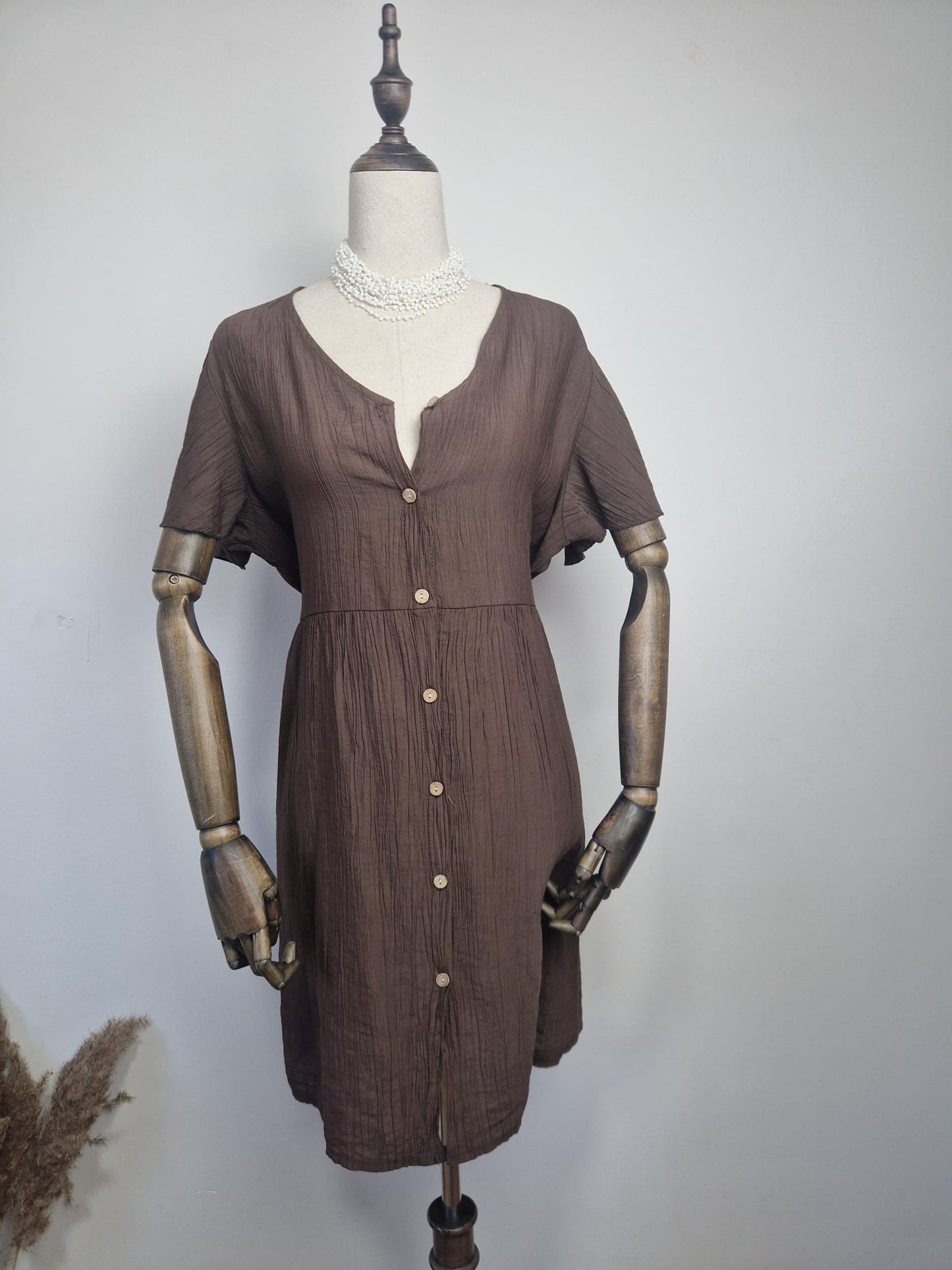 Vestido Bambula Chocolate