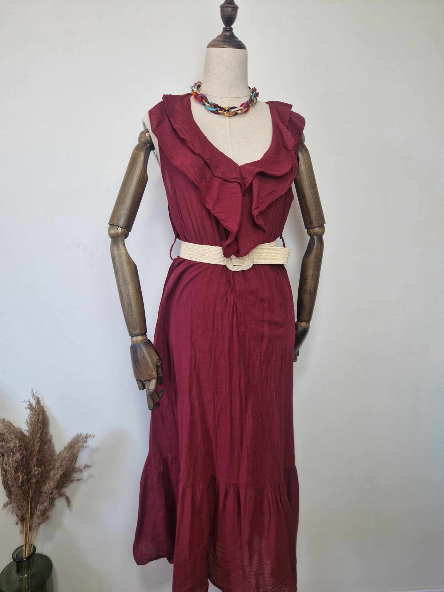 Vestido Duna Granate