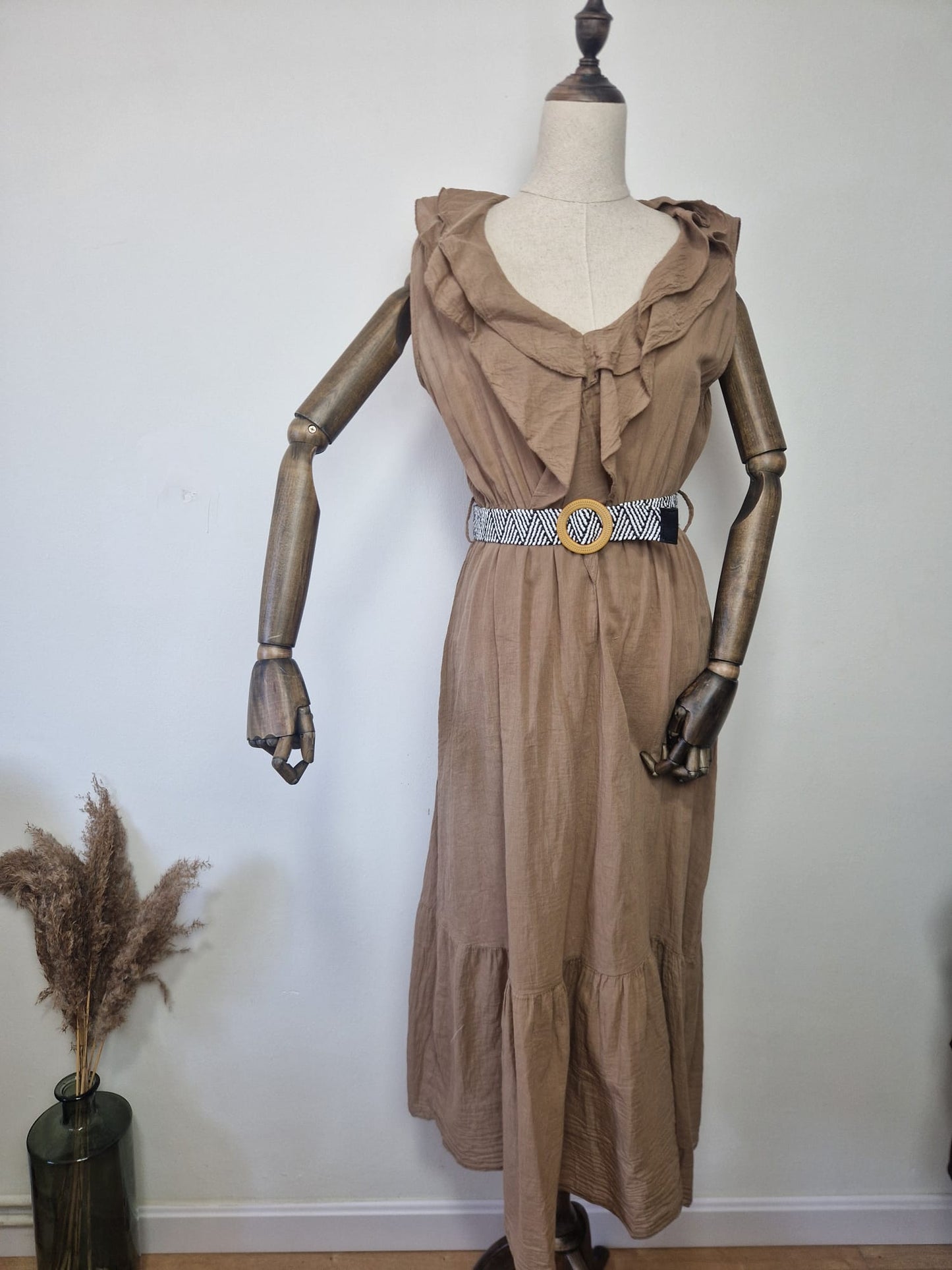 Vestido Duna Camel