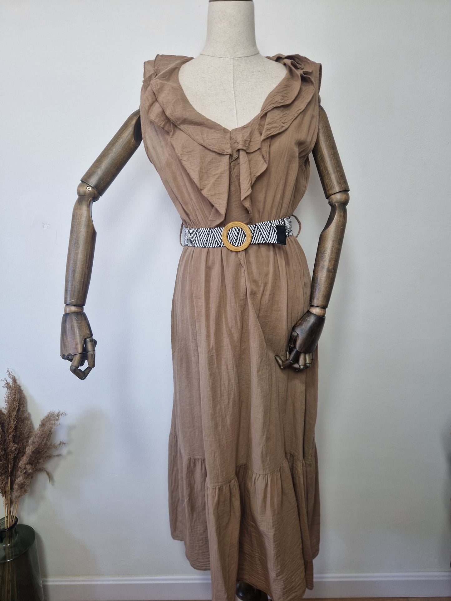 Vestido Duna Camel