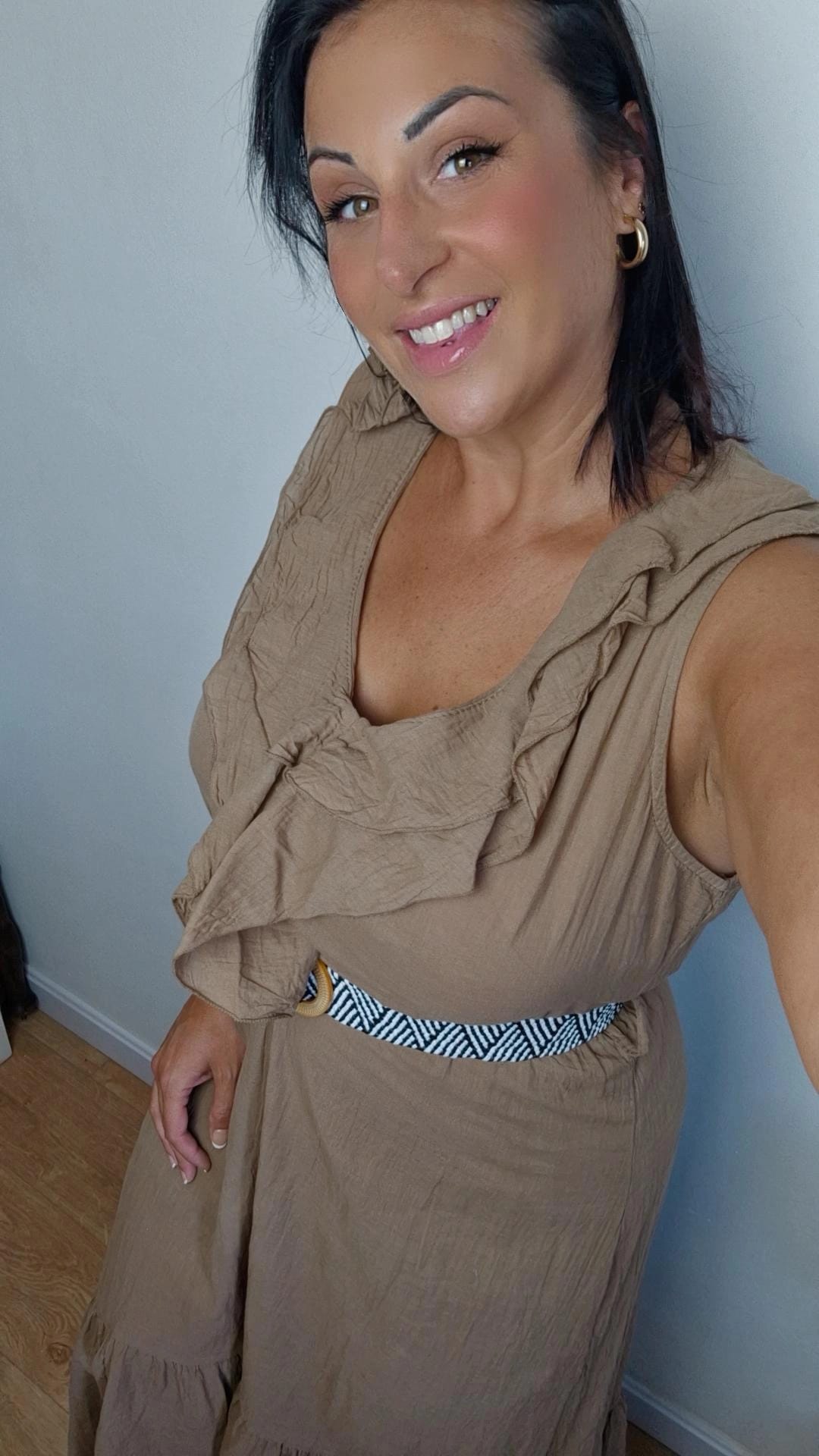 Vestido Duna Camel