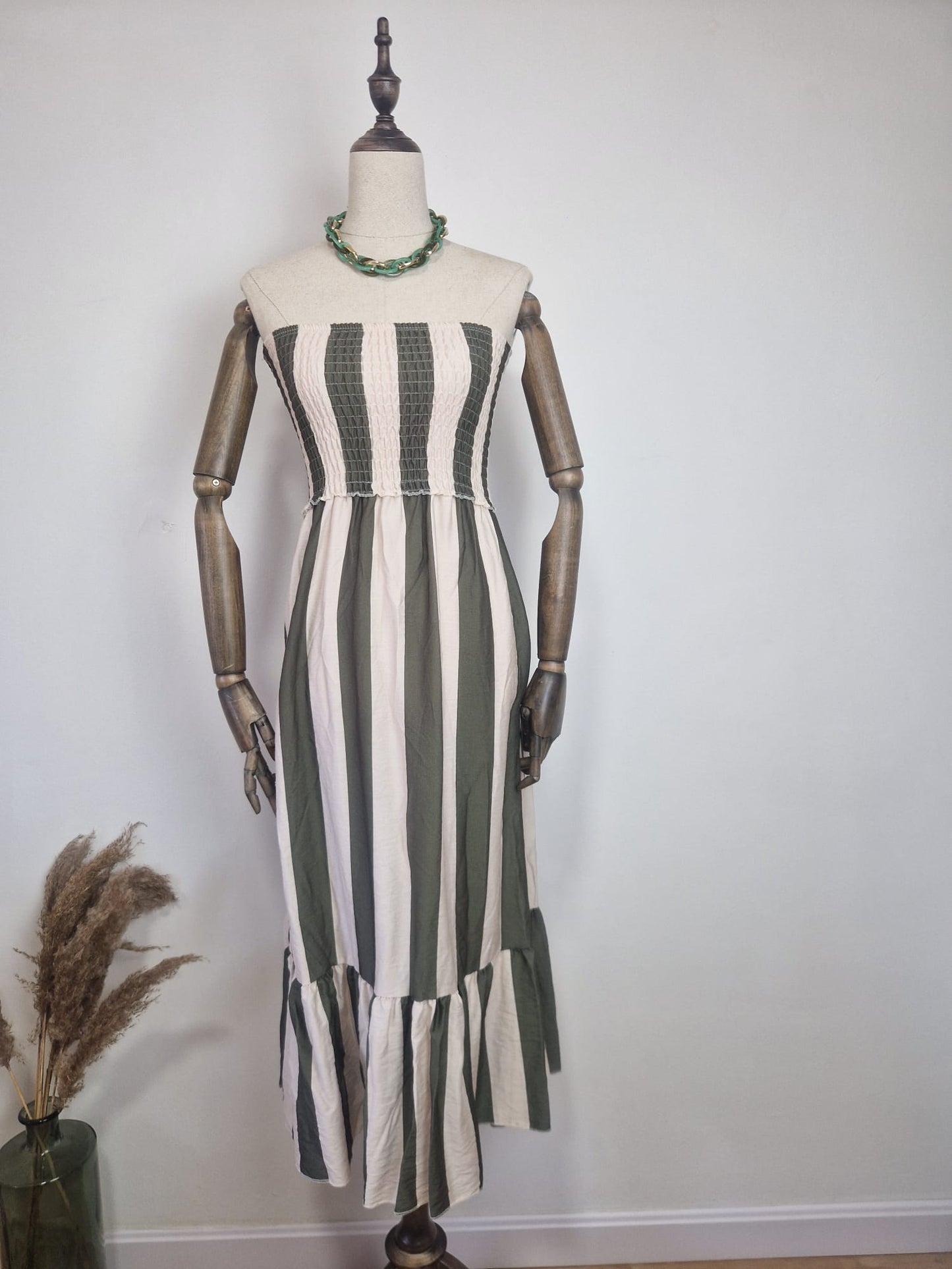 Vestido - Falda Rita Verde Kaki