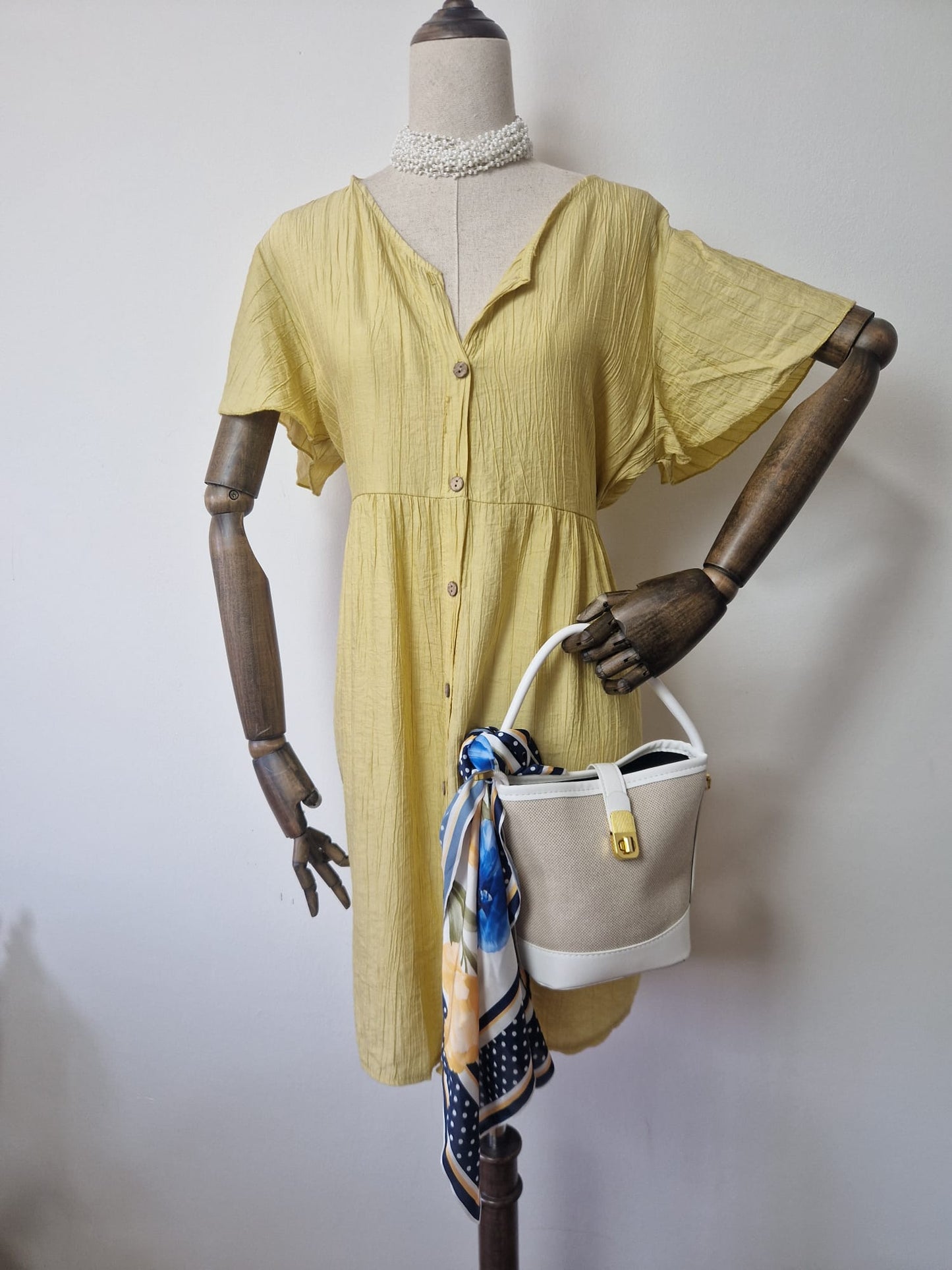 Vestido Bambula Amarillo