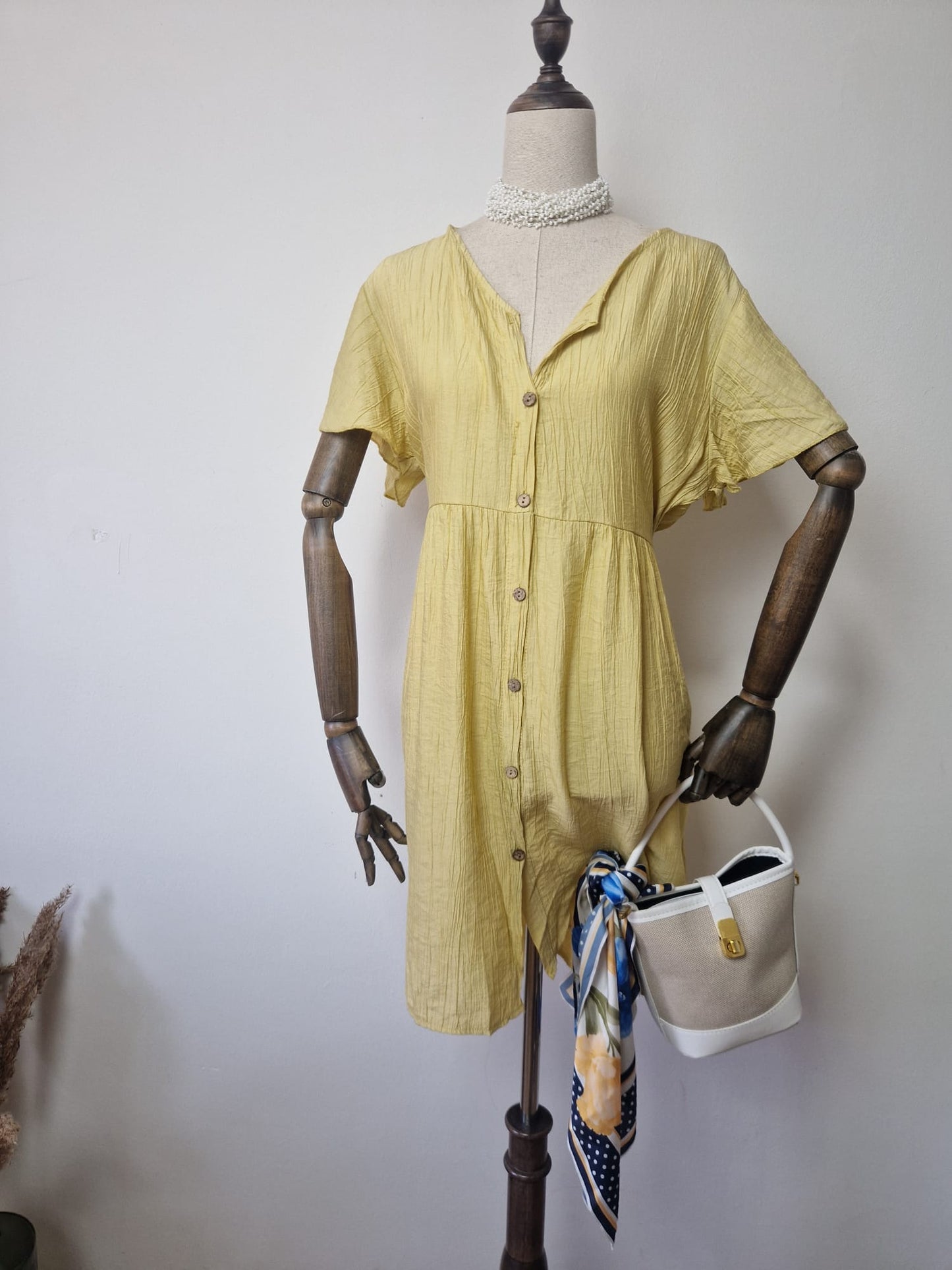 Vestido Bambula Amarillo