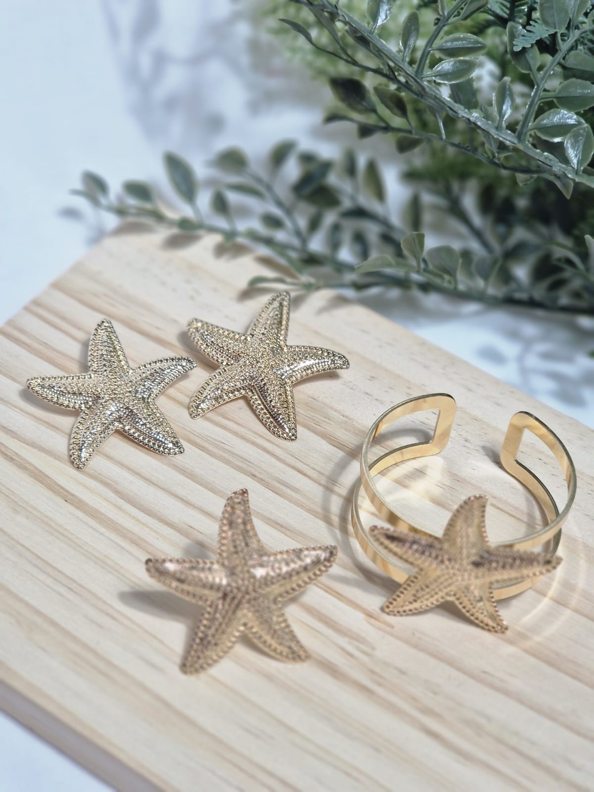 Pendientes Estrella Dorada