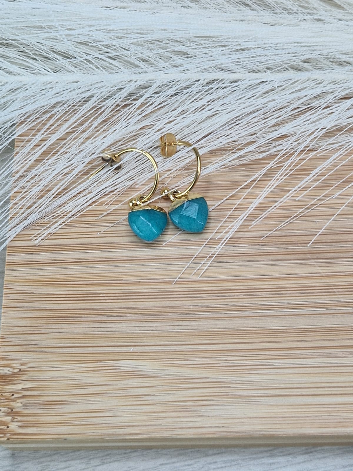Pendientes de Corazones de Jade