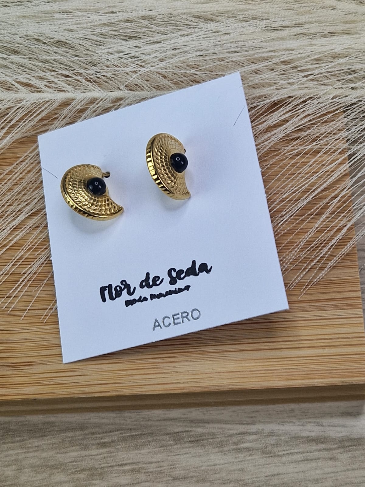 Pendientes Luna Negra