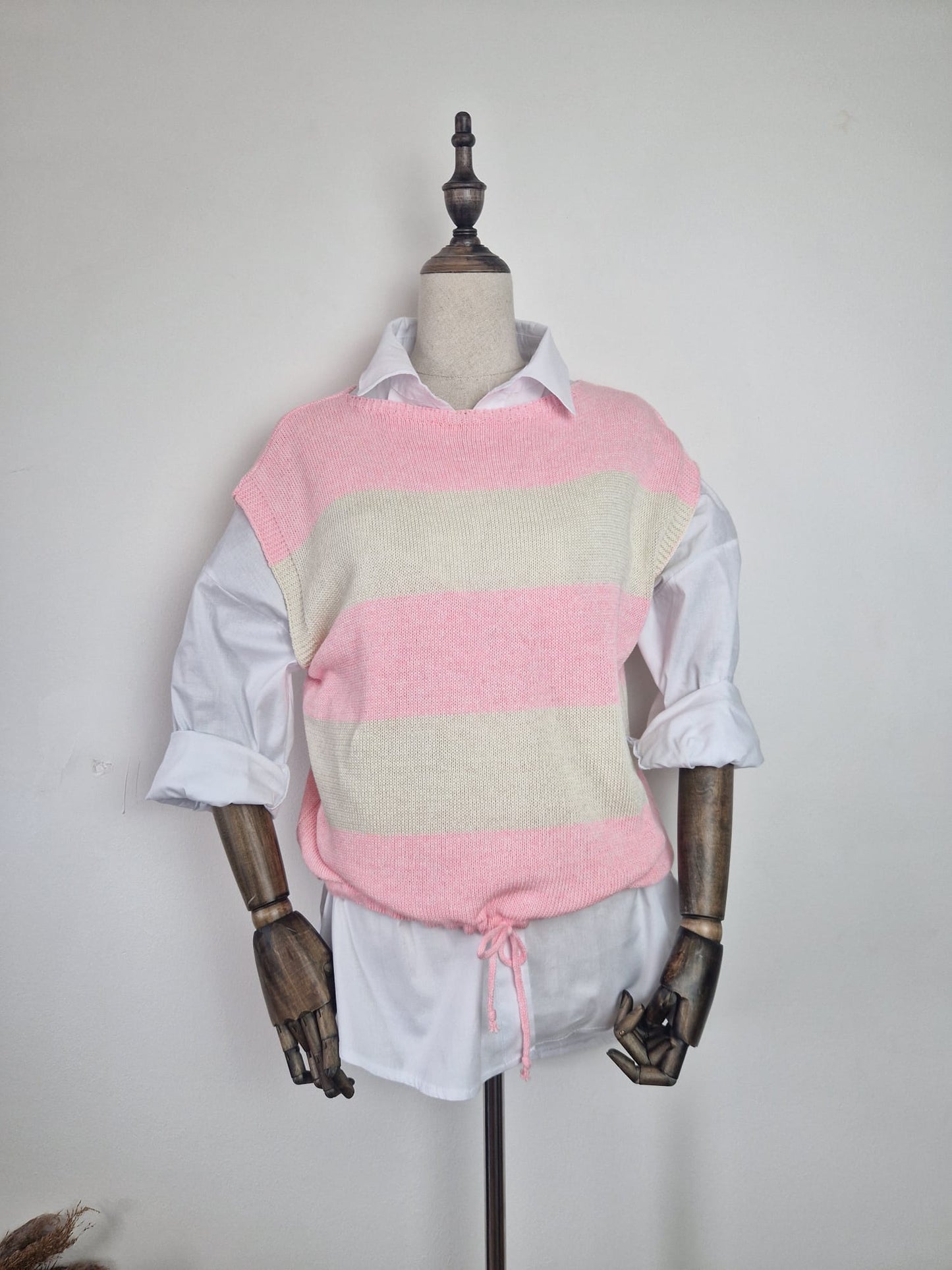 Chaleco Alicia Rosa