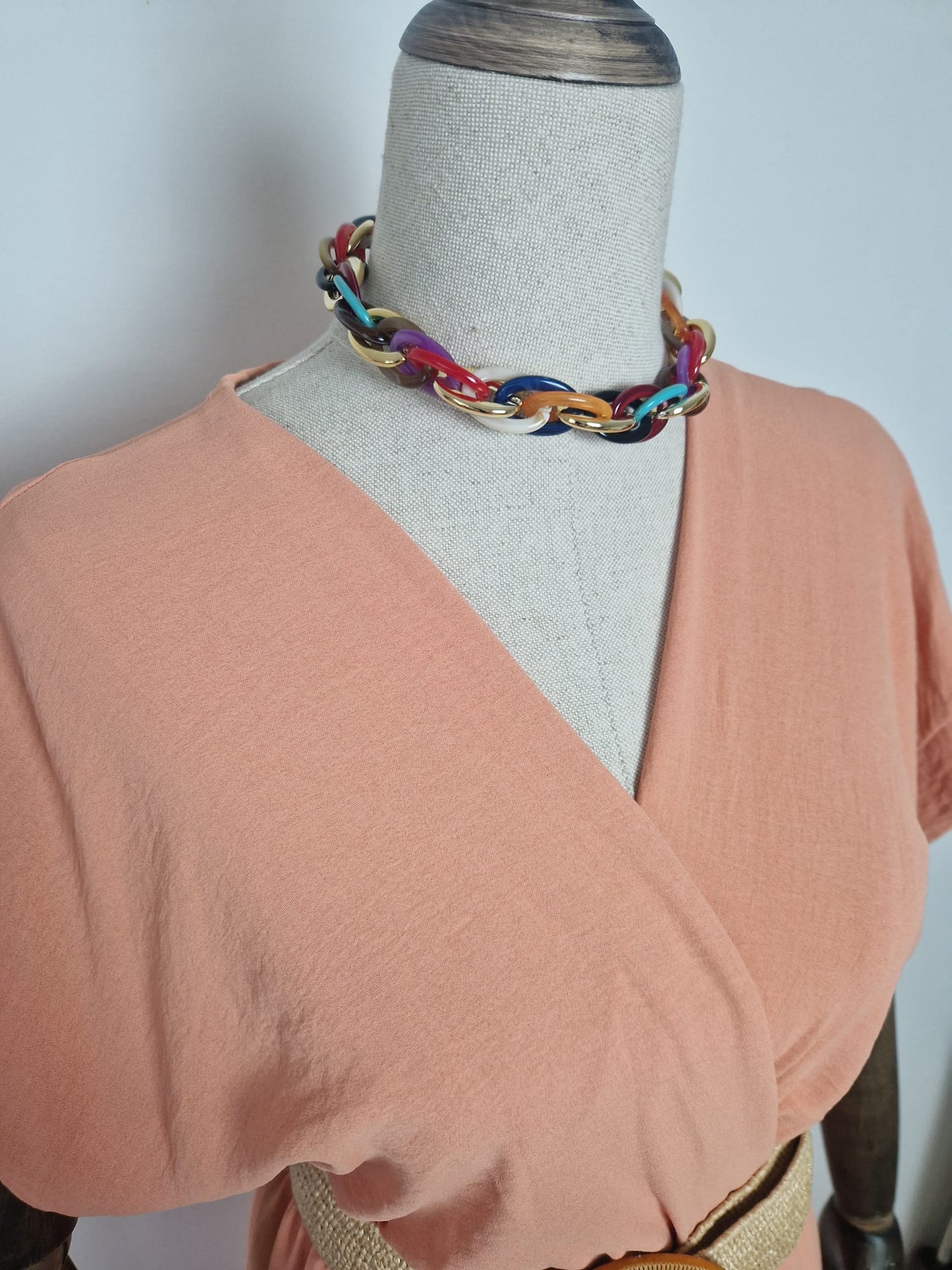 Vestido Olivia Mandarina