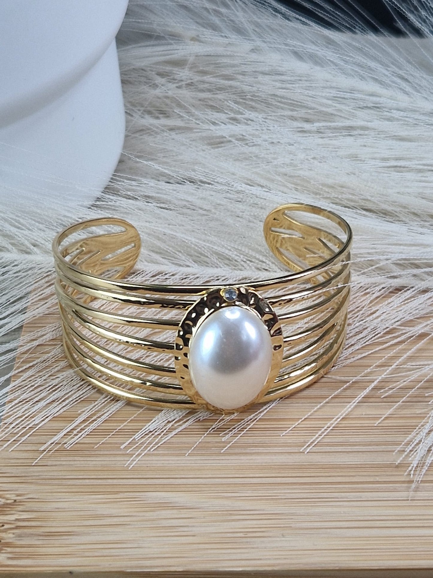 Brazalete Luna Perlada