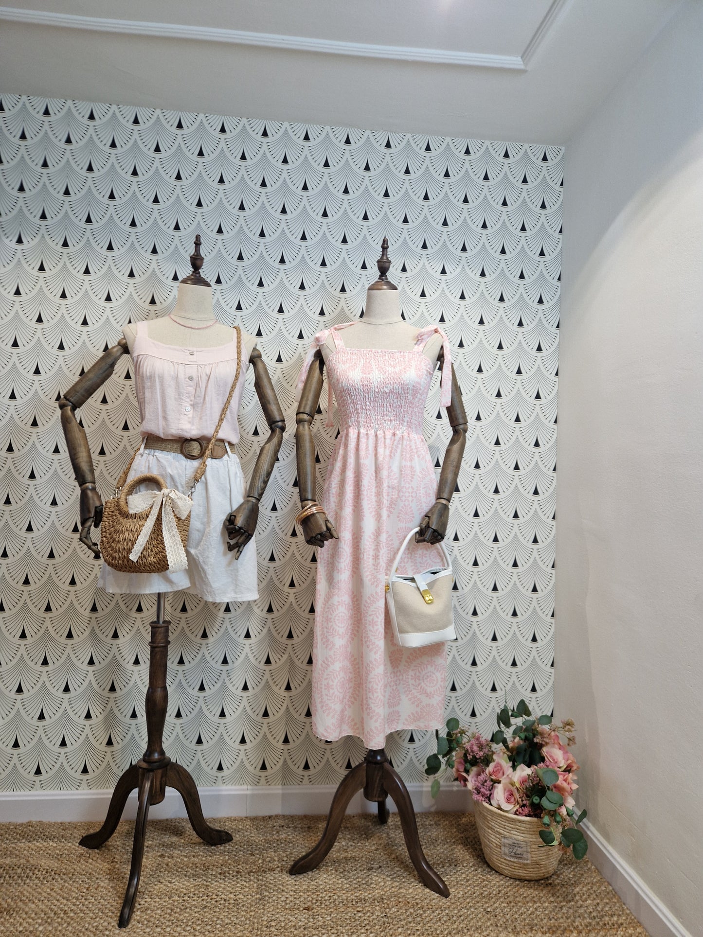 Shorts Lino Blanco con Cinturón