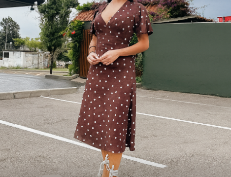 Vestido Julia Chocolate
