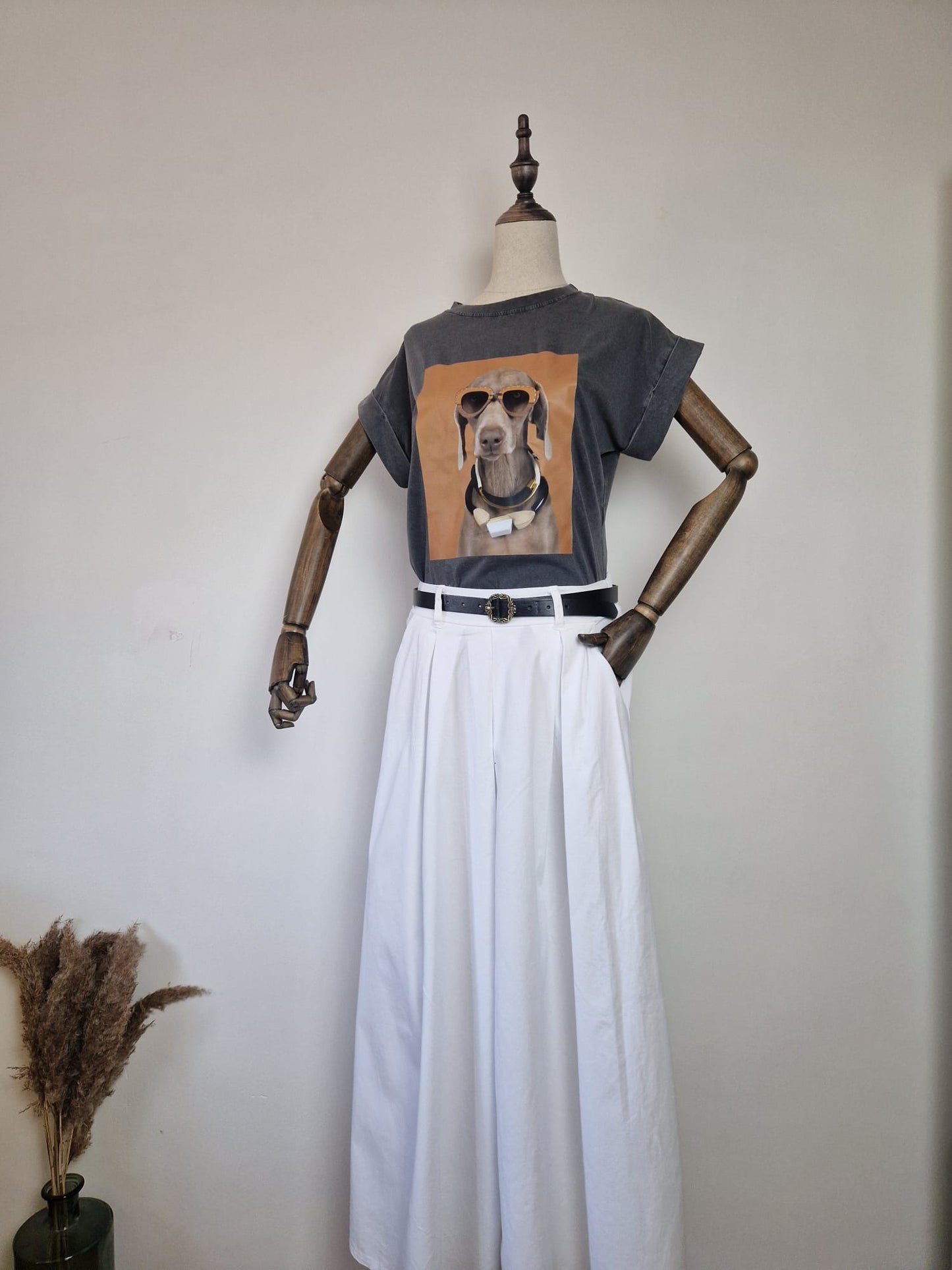 Pantalón Plazzo Blanco