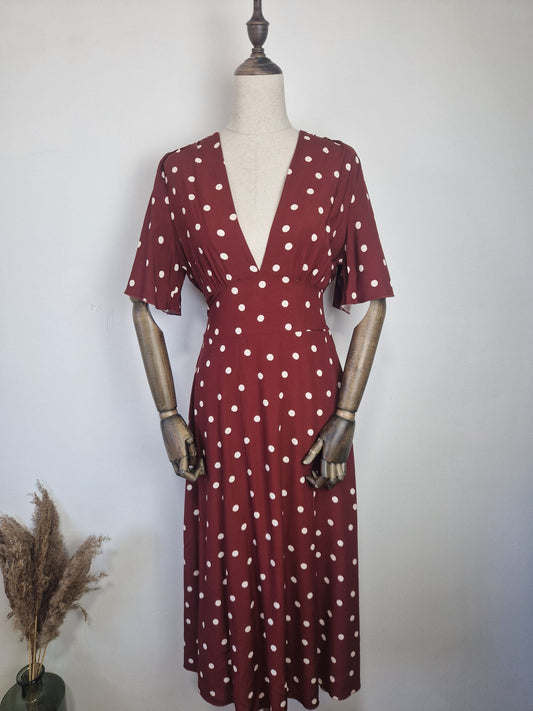 Vestido Julia Granate
