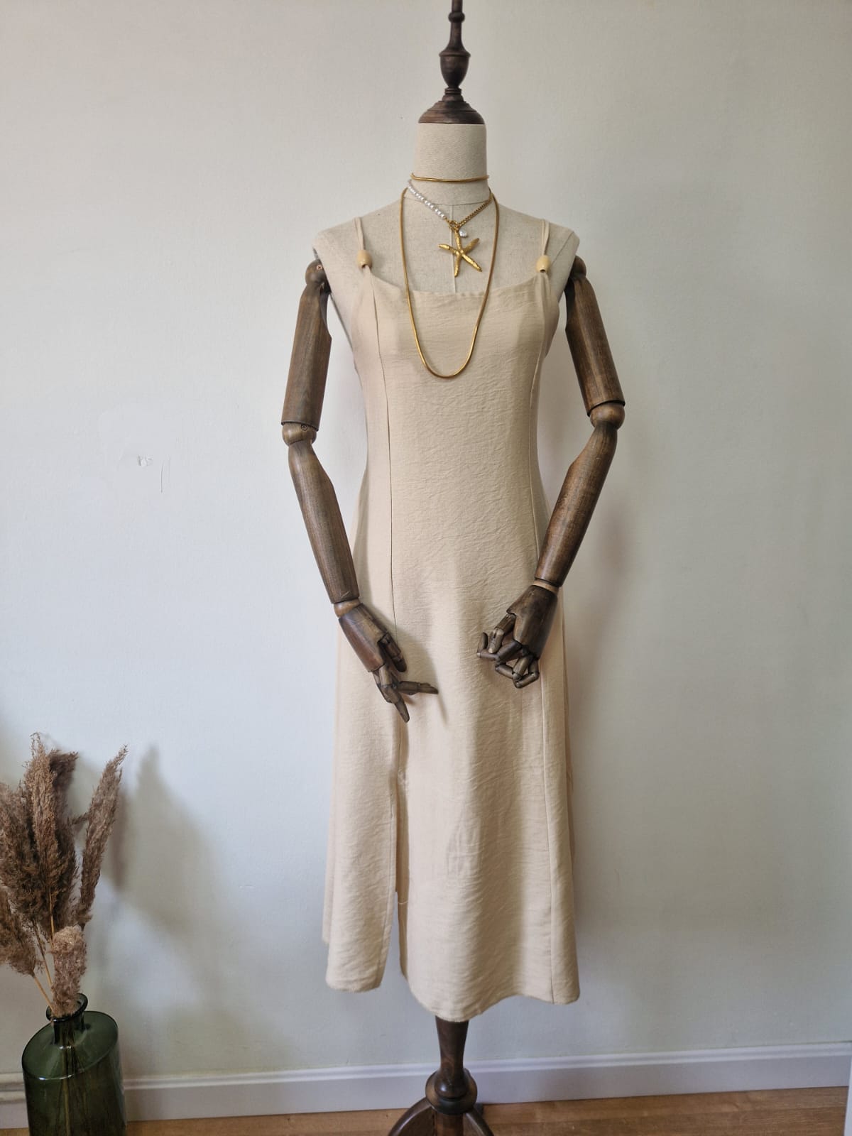 Vestido Aruba Beige