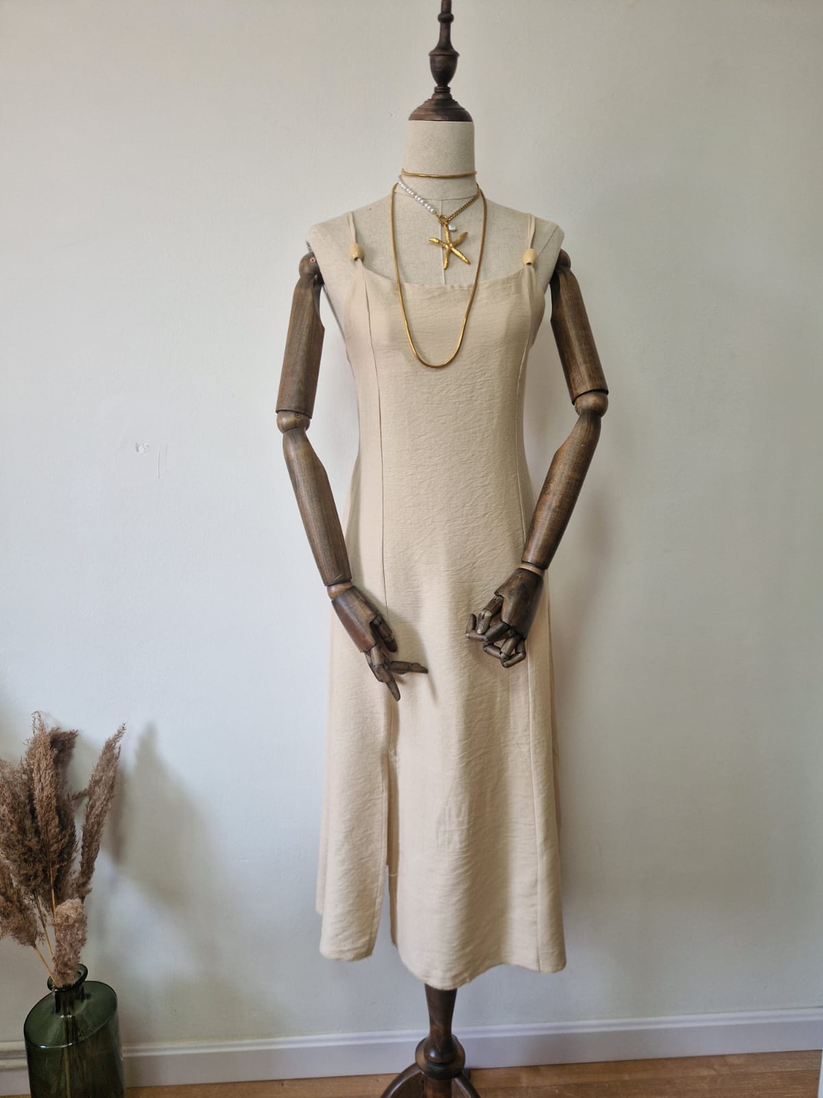Vestido Aruba Beige