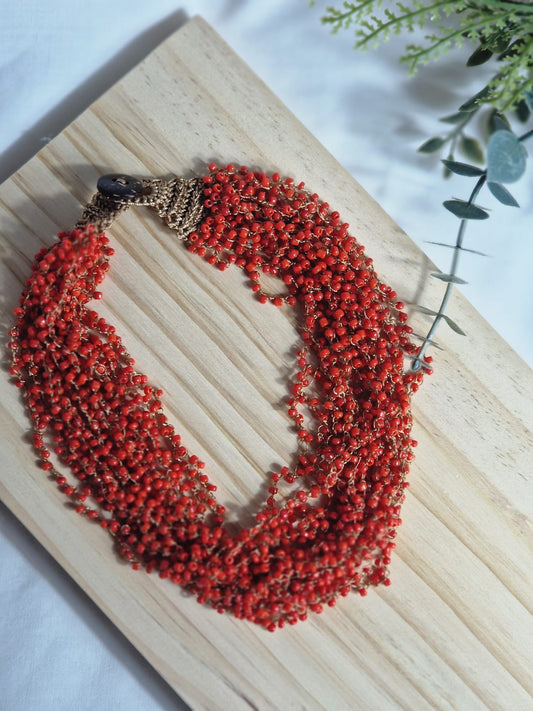 Conjunto Boho Coral